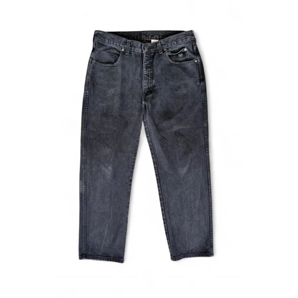 Vintage men’s Harley Davidson black denim jeans 36x30